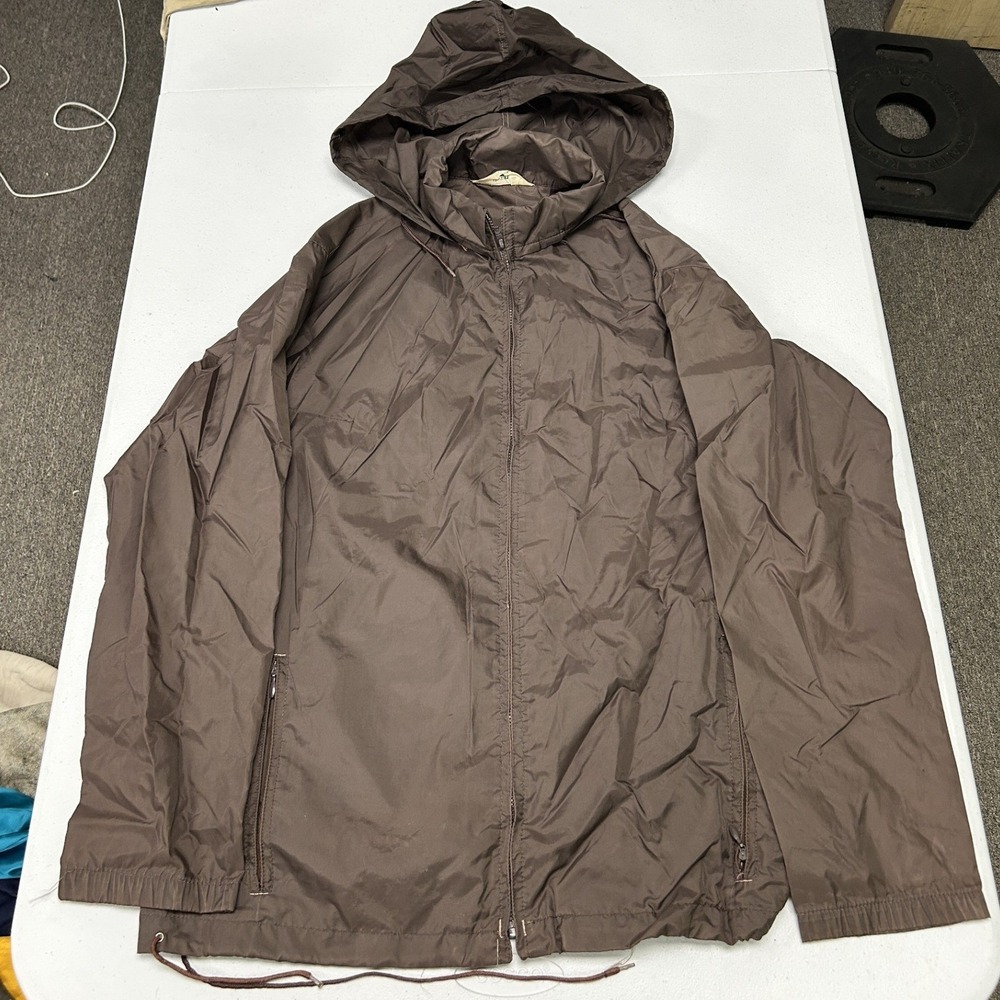 Vintage aspen skiwear Windbreaker Jacket Mens L Hooded Lightweight